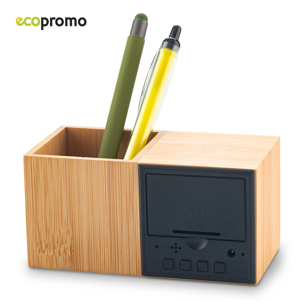RELOJ CON PORTABOLIGRAFO BAMBOO 4
