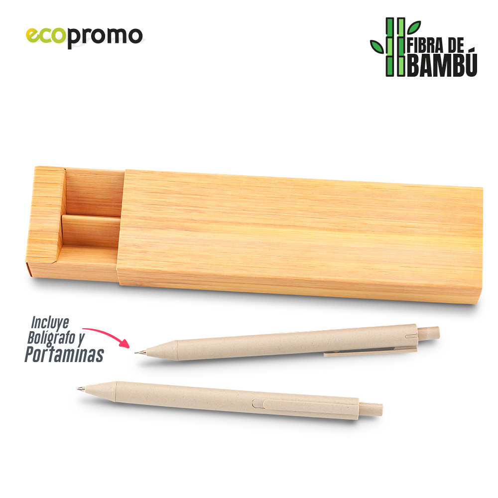 SET BOLIGRAFO Y PORTAMINAS DAKOTA ECO 2