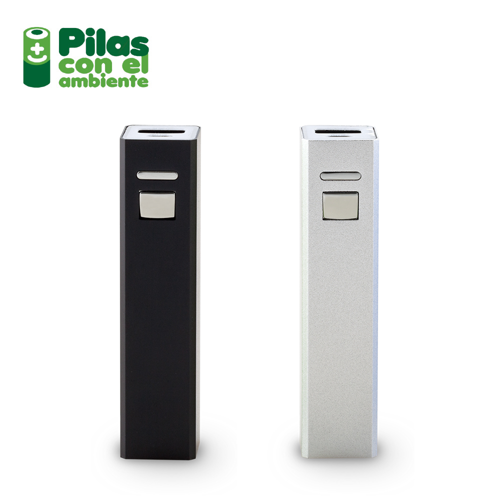 PILA RECARGABLE POWER BANK CON BOTON 2200MAH 2