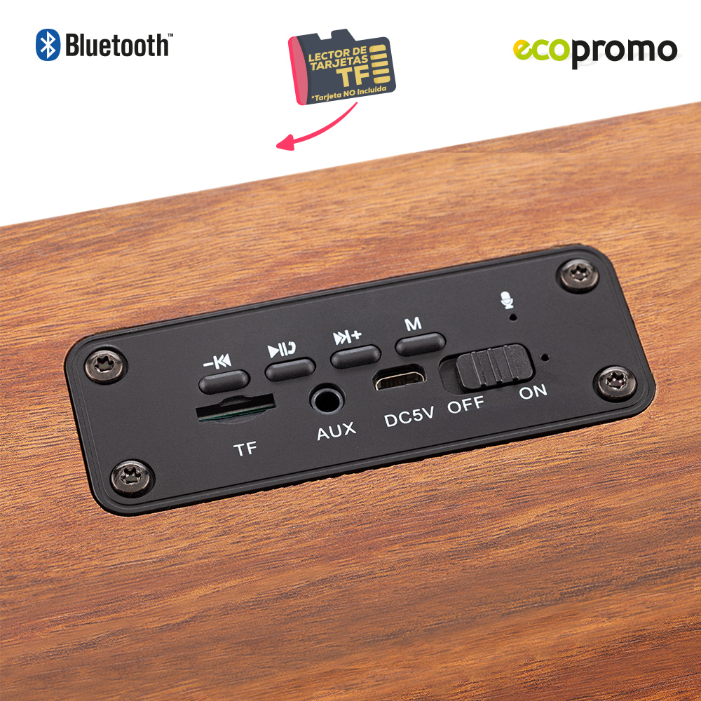 SPEAKER BLUETOOTH RETRO BAMBOO 4