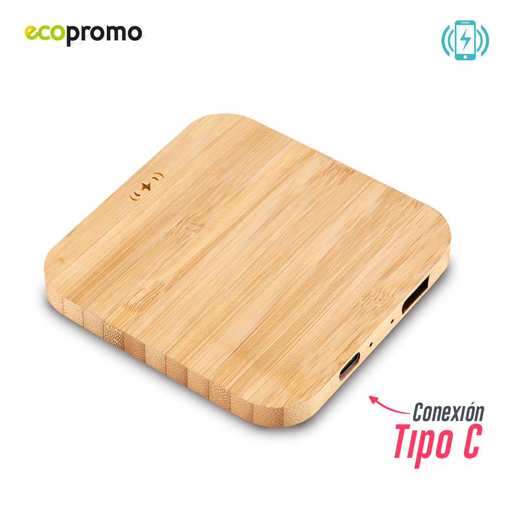 CARGADOR INALAMBRICO BAMBOO SQUARE II 2