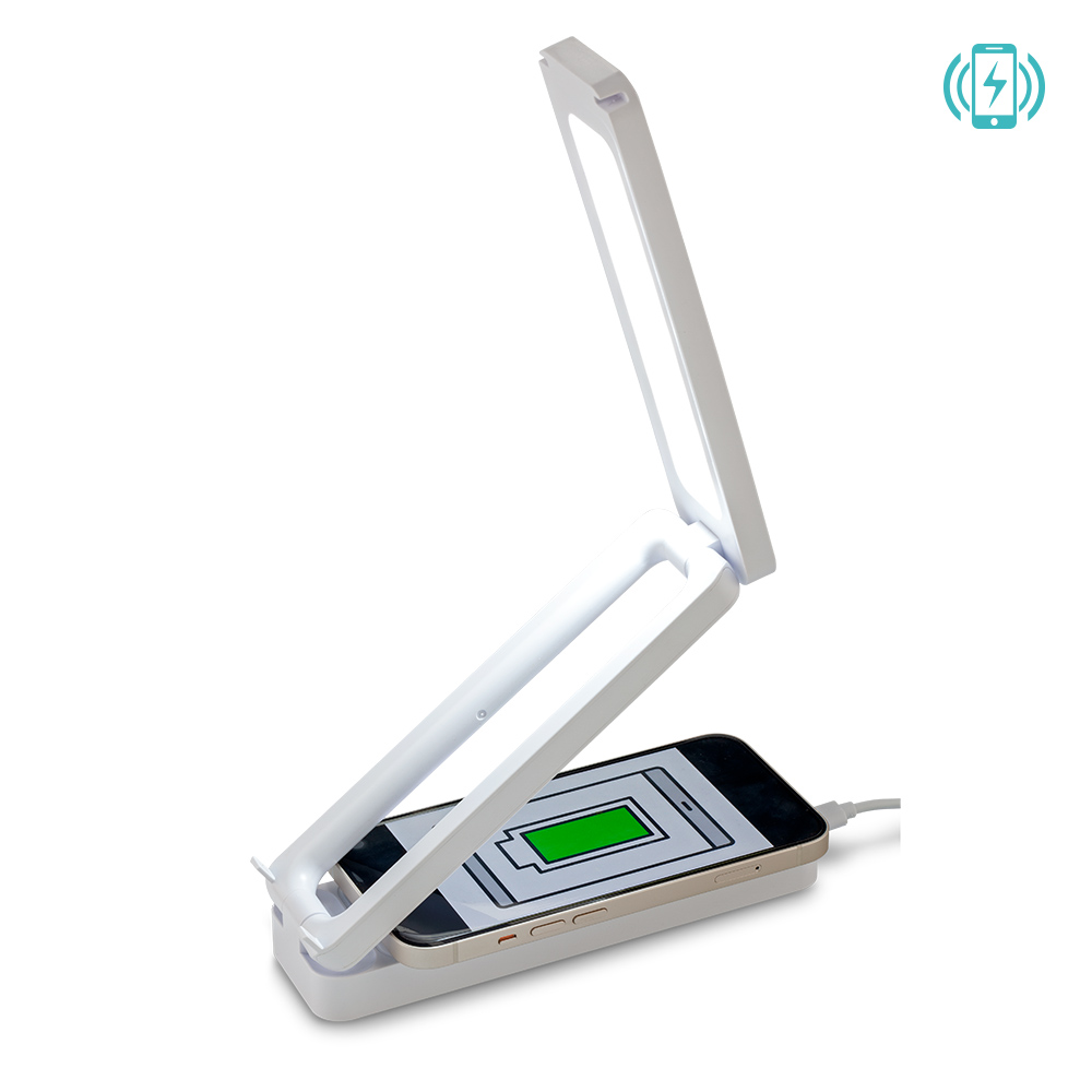 CARGADOR INALAMBRICO CON LAMPARA FLEX 4