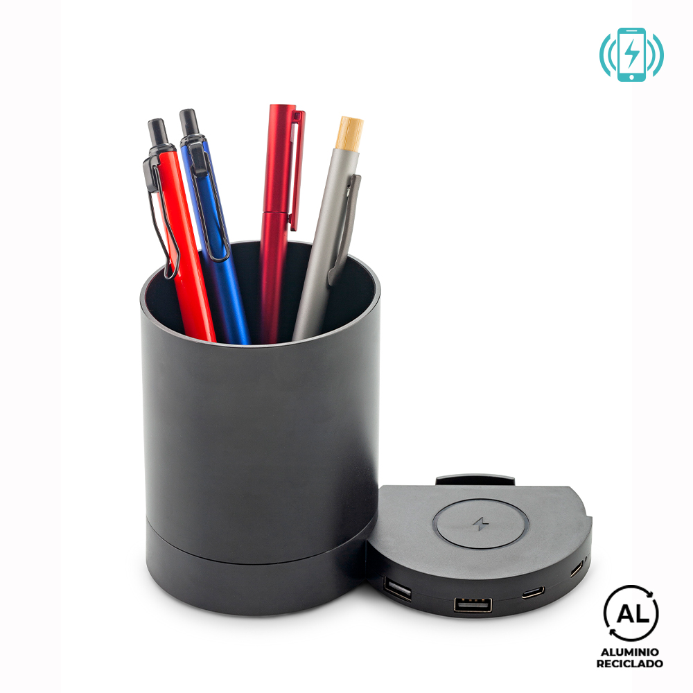 Cargador Inalámbrico en Aluminio Reciclado 3