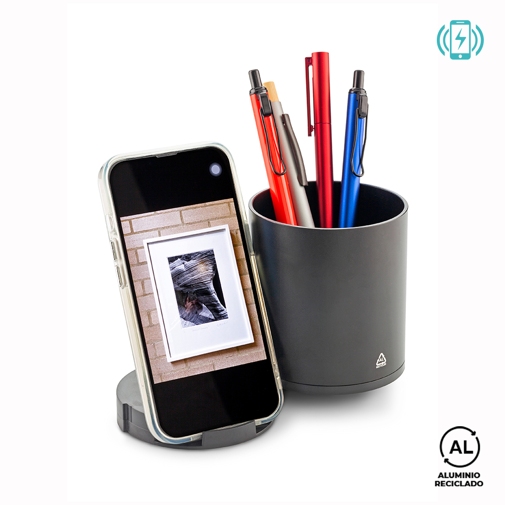 Cargador Inalámbrico en Aluminio Reciclado 4
