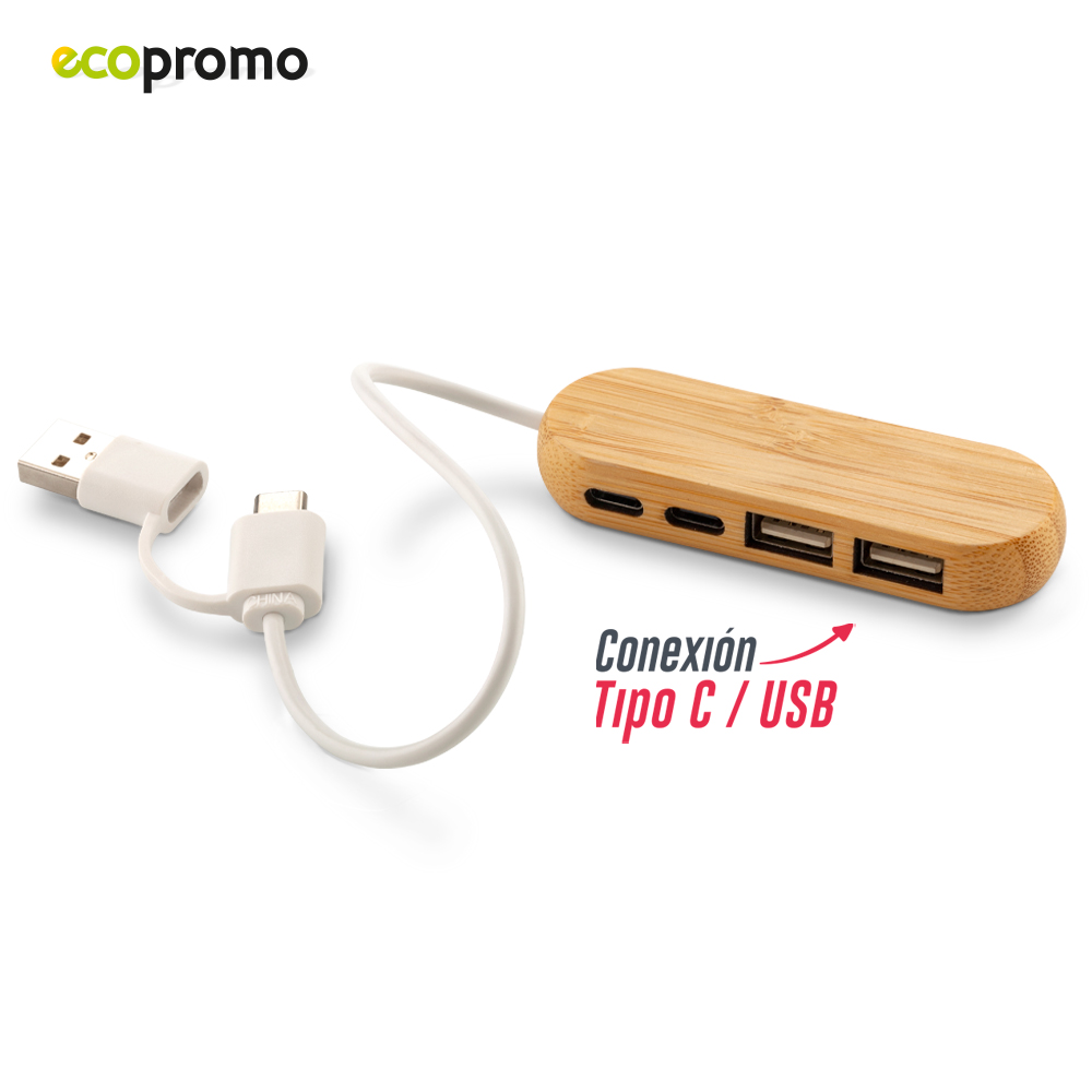 PUERTO USB MASSIMO BAMBOO 2