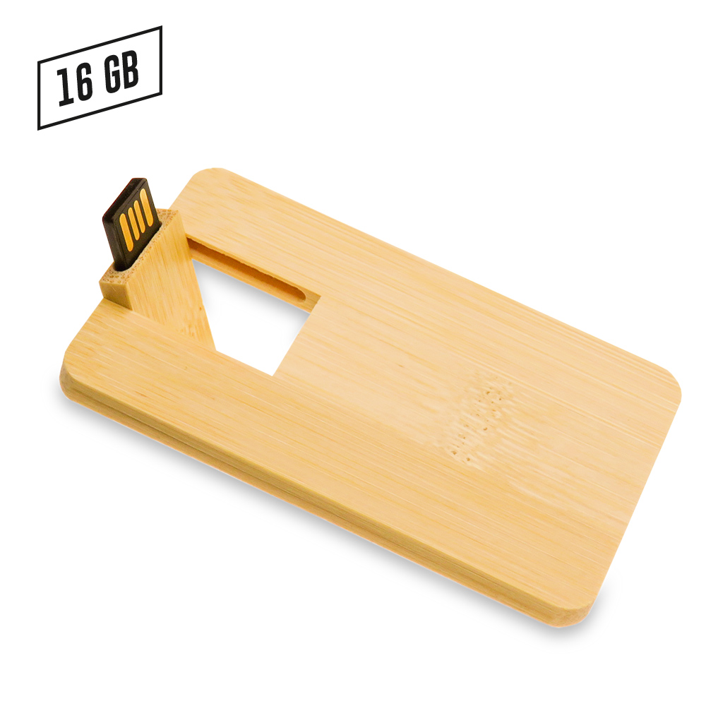 MEMORIA USB CREDIT CARD ZILDA BAMBOO PRECIO NETO 4