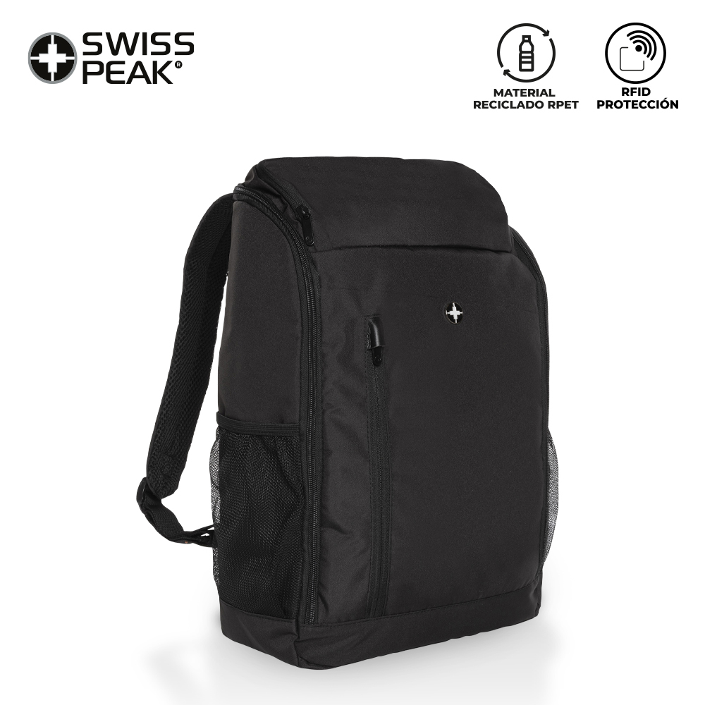 MORRAL BACKPACK SWISS PEAK BUZZ RPET 3