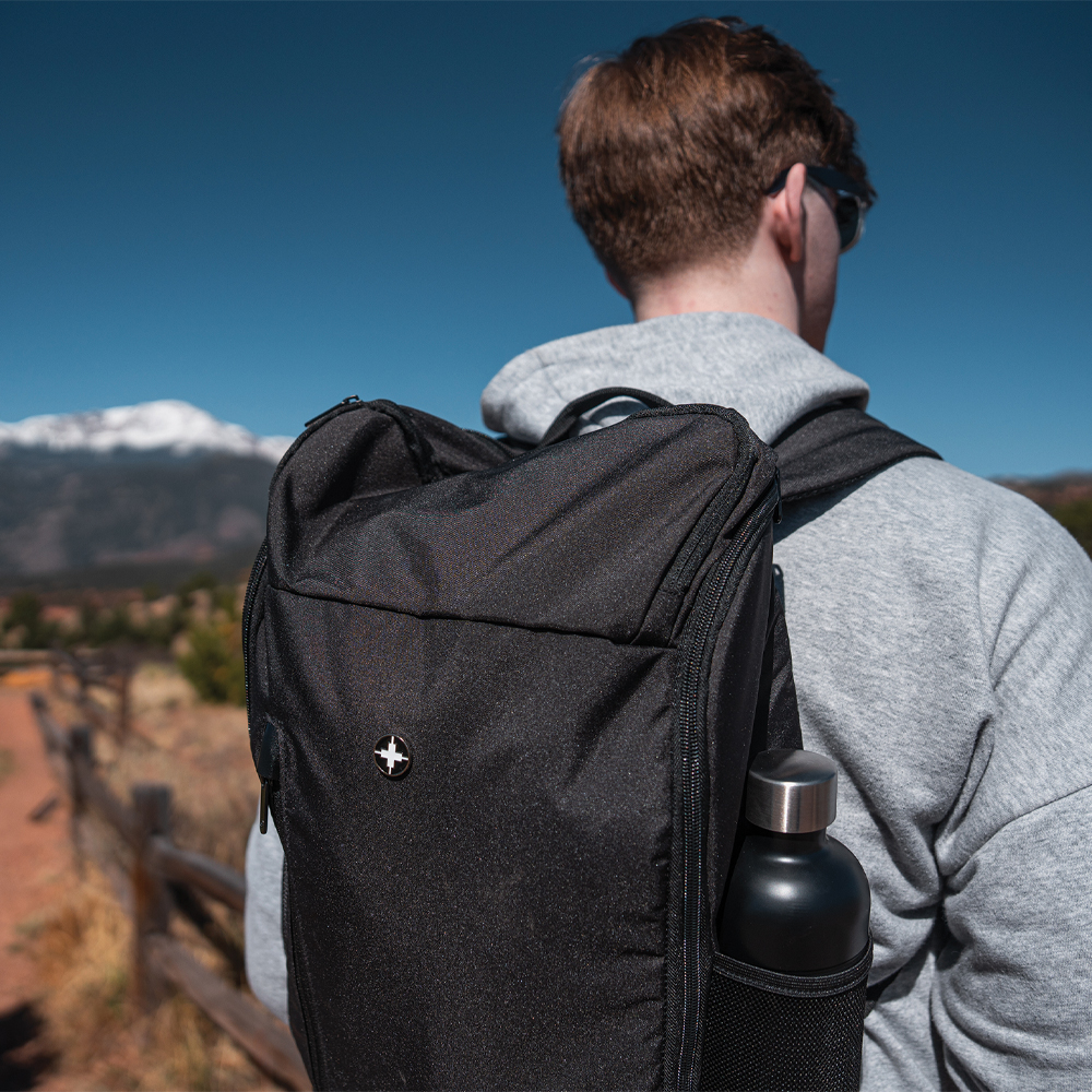 MORRAL BACKPACK SWISS PEAK BUZZ RPET 7