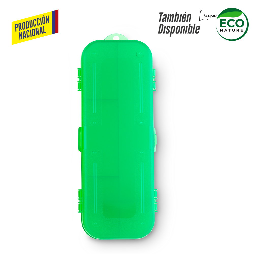 ESTUCHE PLASTICO DE TRES CUERPOS - PRODUCCION NACIONAL 6