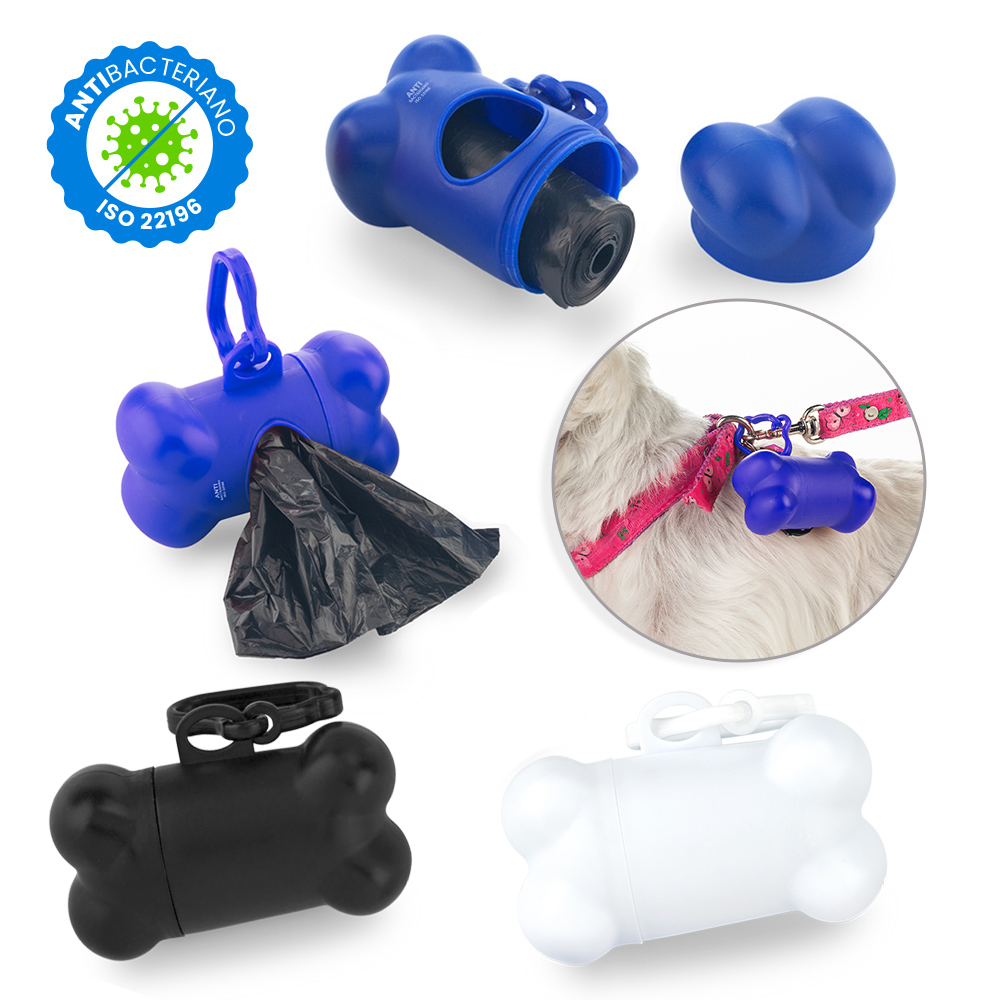 DISPENSADOR DE BOLSAS BONE MATERIAL ANTIBACTERIANO