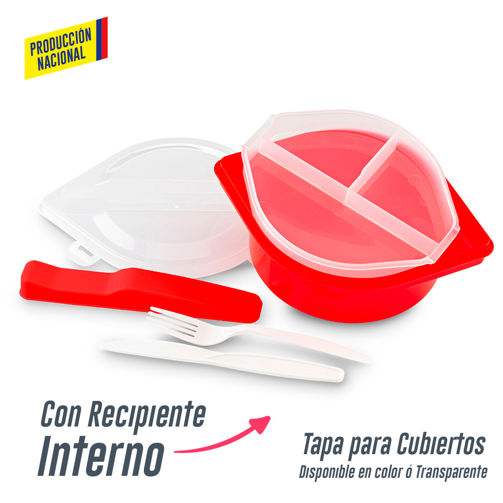 PORTACOMIDAS CON CUBIERTOS JAKARTA - PRODUCCION NACIONAL 2