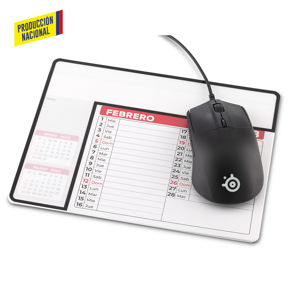 MOUSE PAD CALENDAR - PRODUCCION NACIONAL 2