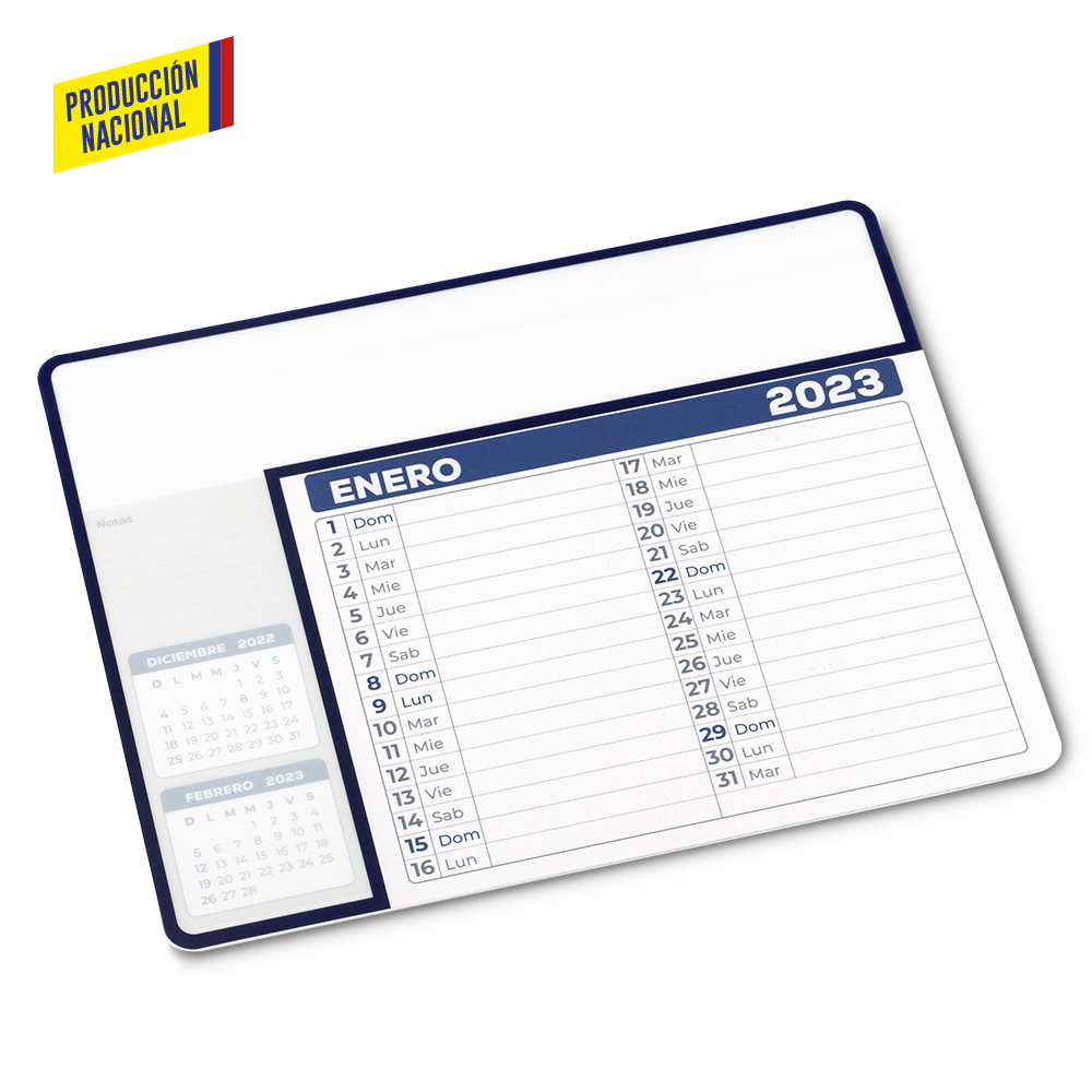 MOUSE PAD CALENDAR - PRODUCCION NACIONAL 3
