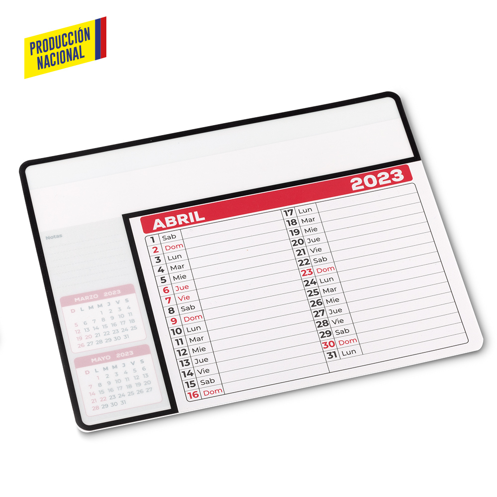 MOUSE PAD CALENDAR - PRODUCCION NACIONAL 4